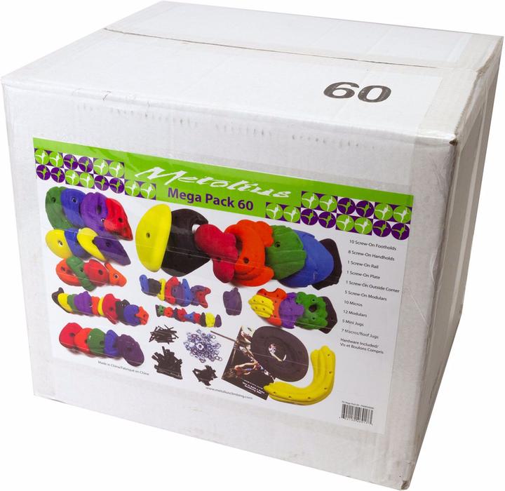 Immagine prodotto Metolius PU Mega Pack 60 Set di maniglie (60 prese)
