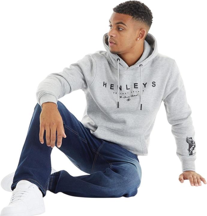 Immagine prodotto Henleys Henycore Felpa con Cappuccio Uomo (L)