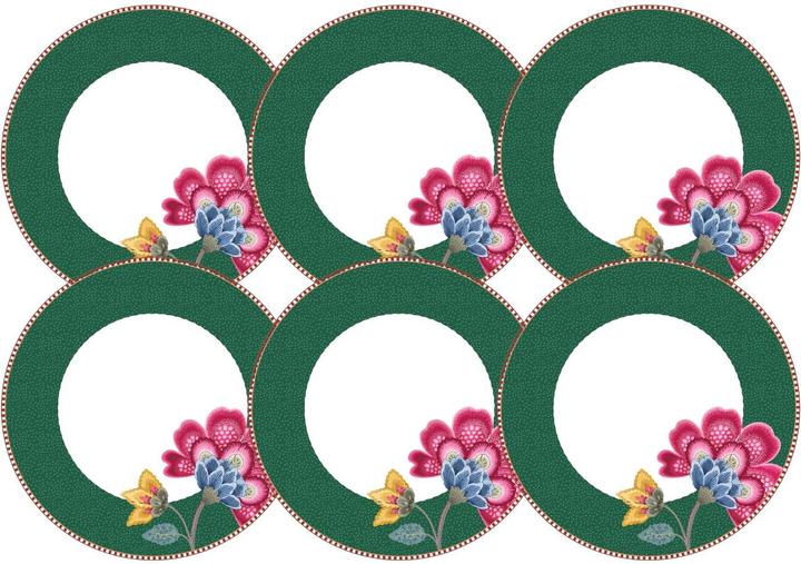 Immagine prodotto PIP Studio Piatto da colazione Fantasy Green 21cm Set6 (1 x)