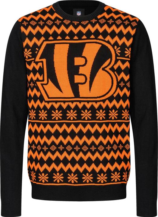 Foco NFL Winter Sweater Strick Pullover Cincinnati Bengals - M (M)