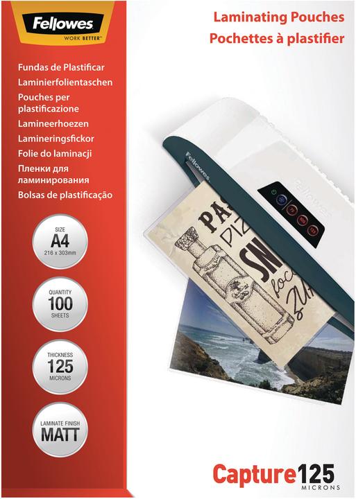 Fellowes Enhance 80 (A4, 100 Piece, 125 µm)