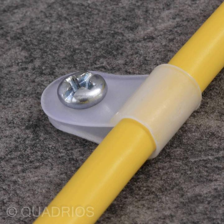 Actual product image Quadrios 22CA151 Fixing clamp screwable 22CA151 Bundle Ø range 19 mm (max) Natural 1 set