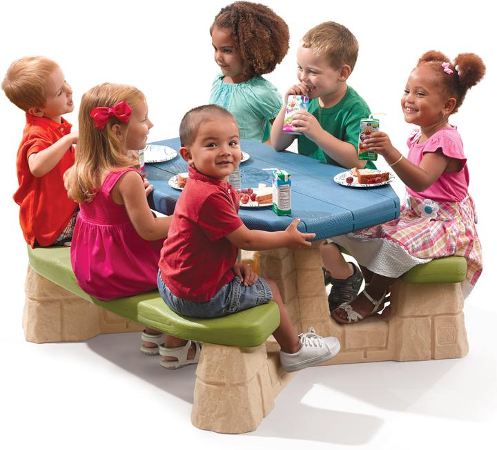 Image du produit Step2 Table de pique-nique Naturally Playful avec parapluie
