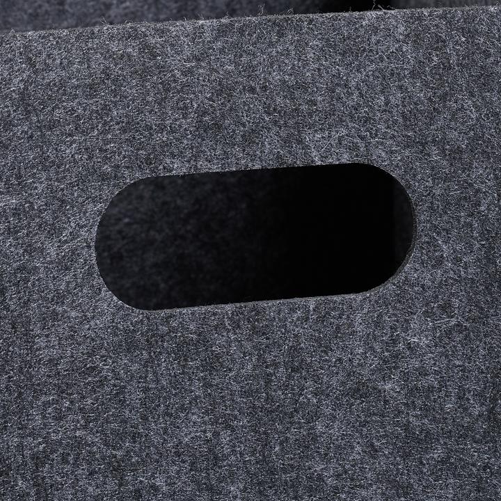 Actual product image Relaxdays Square Felt Basket (30 x 30 x 30 cm, 23 l)