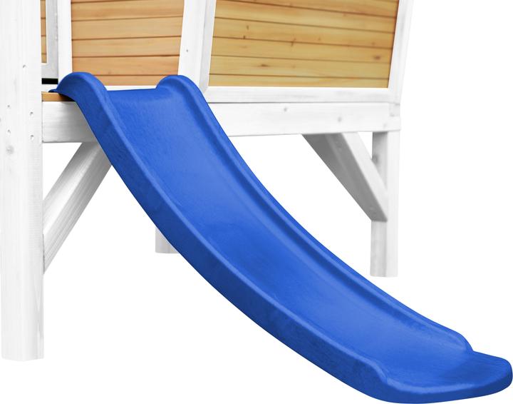 Immagine prodotto Axi Robin Playhouse marrone/bianco - scivolo blu