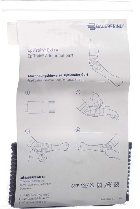 Produktbild Bauerfeind Gurt Grösse 2 titan (2)