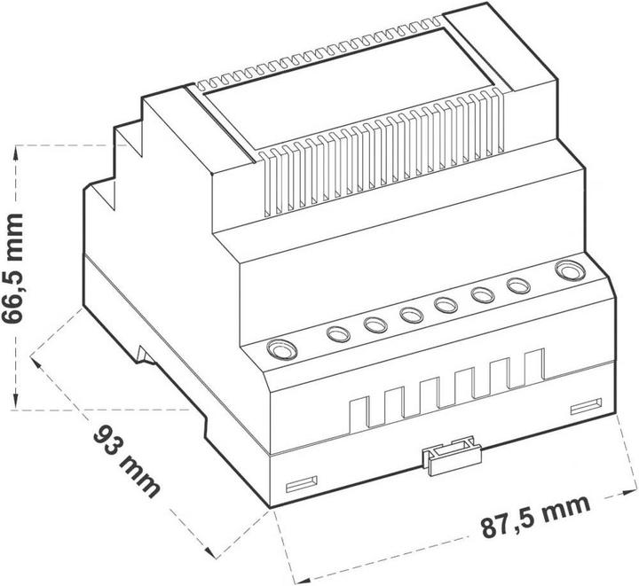Produktbild Comatec Hutschienen Netzteil (DIN Rail) Stromversorgung Serie TBD2 AC/AC