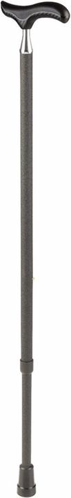 Sahag Metallstock Slim Neck Struktur schwarz -100kg 74-95cm Derbygriff in Carbonoptik