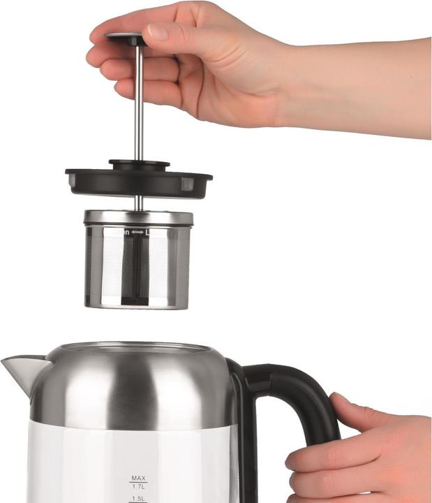 Produktbild Beem Wasserkocher Teatime 2 1.7 l, Schwarz/Silber (1.70 l)