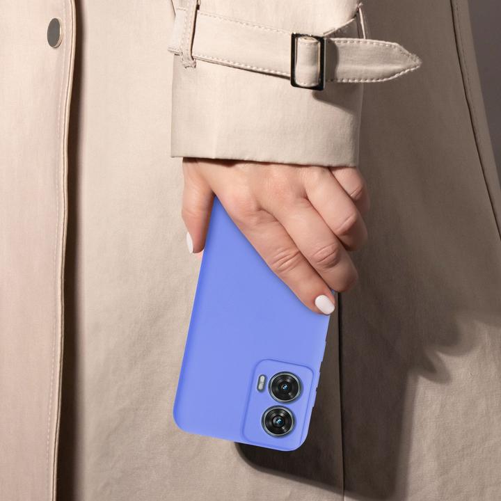 Image du produit Cadorabo Coque pour Motorola Moto Edge 50 Fusion TPU Liquid Silicone Case (Motorola Edge 50)