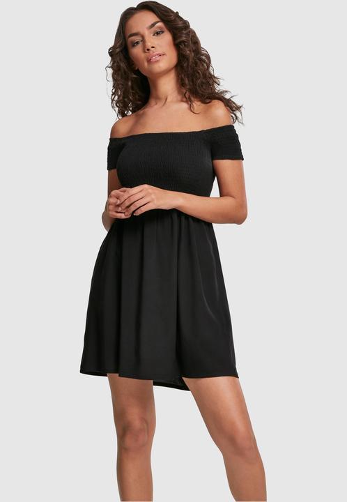 Produktbild Urban Classics Ladies Smoked Off Shoulder Dress (M)