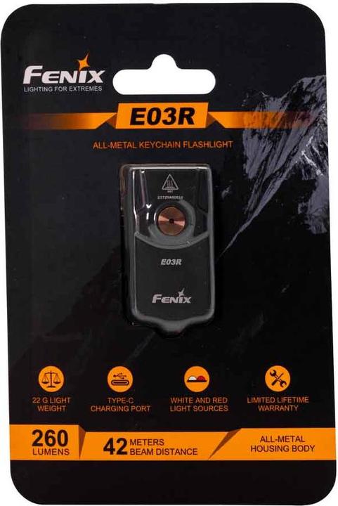 Image du produit Fenix E03R (4.70 cm, 260 lm)