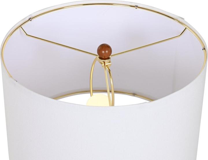 Actual product image Esprit Floor Lamp Home Brown Wood Metal Aluminium 40 x 40 x 153 cm (3 Pieces)