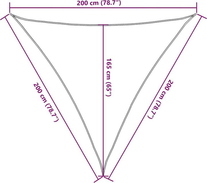 Image du produit VidaXL Sonnensegel (2 x 2 m)