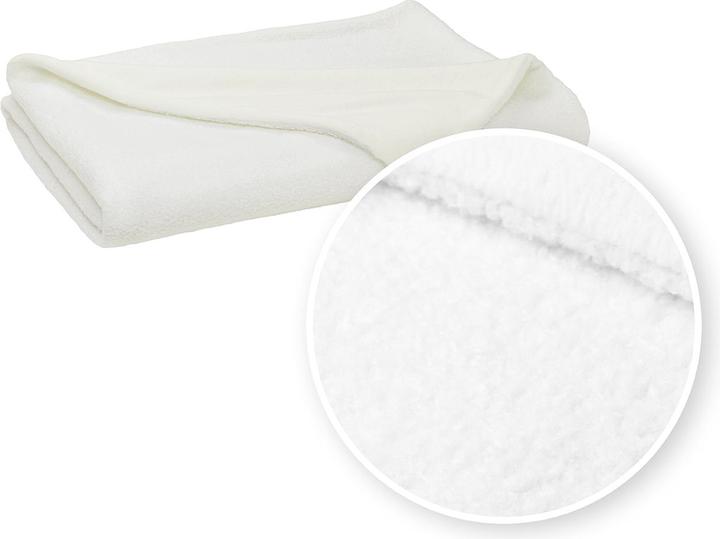 Produktbild Meyco Home bouclé plaid 130x170cm uni offwhite (95 x 170 cm)