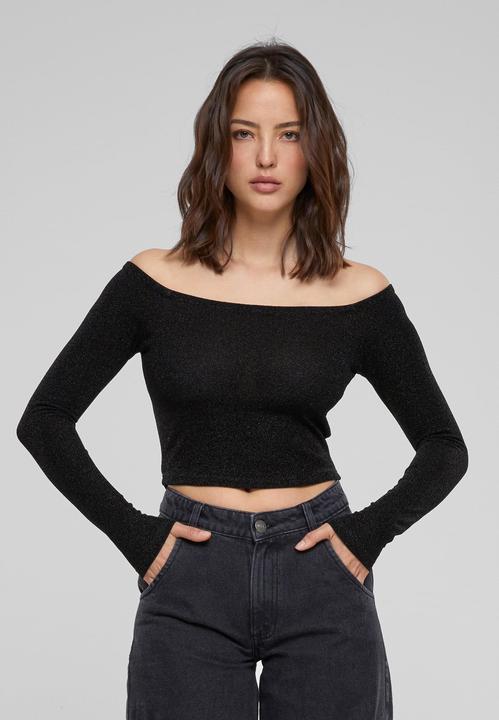 Immagine prodotto Urban Classics Ladies Off Shoulder Glitter Longsleeve (XXL)