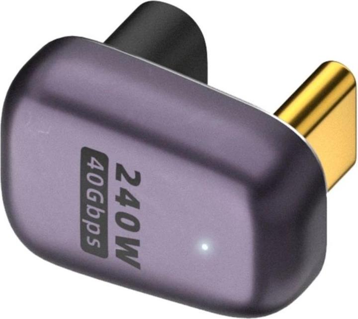Immagine prodotto PowerGuard Adattatore USB-C a U di 180 gradi USB4 40 Gbit/s 240W (USB-C)
