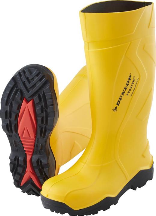 Actual product image Dunlop Purofort+ boots, S5, size 49/50, yellow (S5, 49, 50)