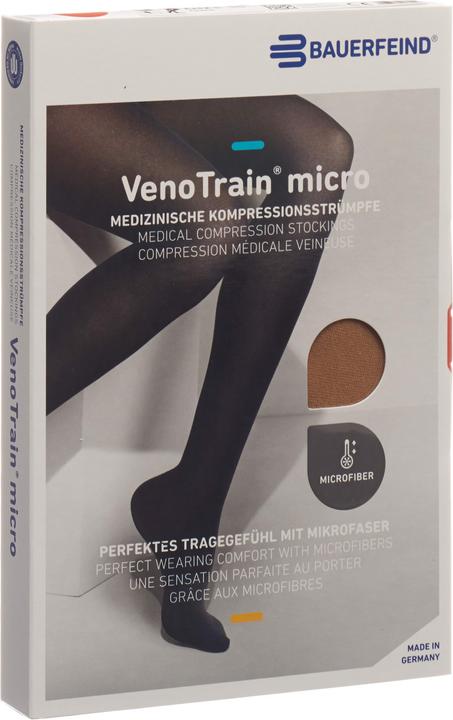 Produktbild Veno Train MICRO A-G KKL2 M plus/long offene Fussspitze caramel Haftband Spitze normal (M)