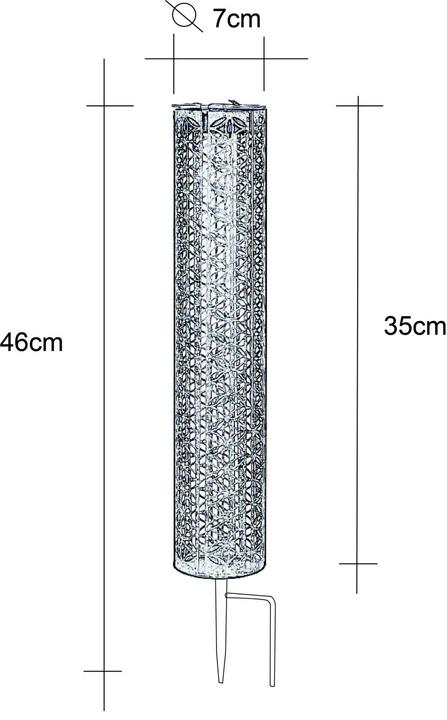 Produktbild Globo Solarleuchte schwarz 1xLED (IP44)