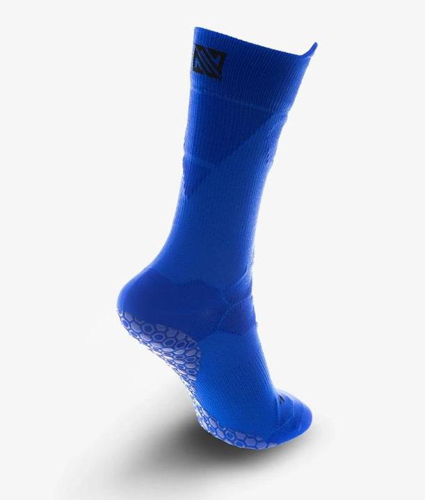 NovoSoxx Fussballsocken Gr. 42-47 Grip Socken Fussball Strümpfe GripSoxx Blau (42 - 47)