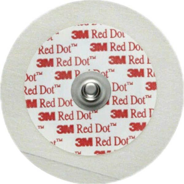 Actual product image 3M Red Dot ECG electrodes round (50 pcs)