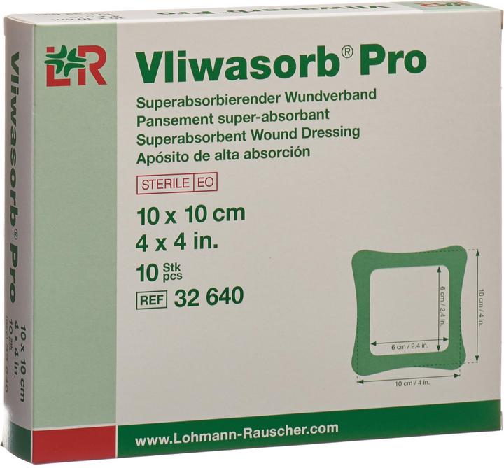 Actual product image Lohmann & Rauscher Pro Superabsorbierender Wundverband 10x10cm (10 x)