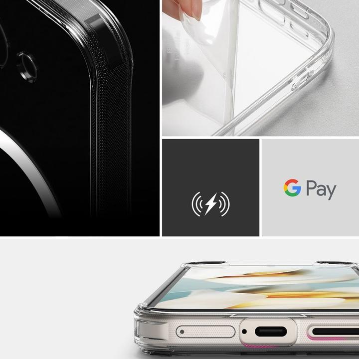 Produktbild Ringke Fusion Magnetic MagSafe Case for Google Pixel 9A - Clear (Google Pixel 9a)