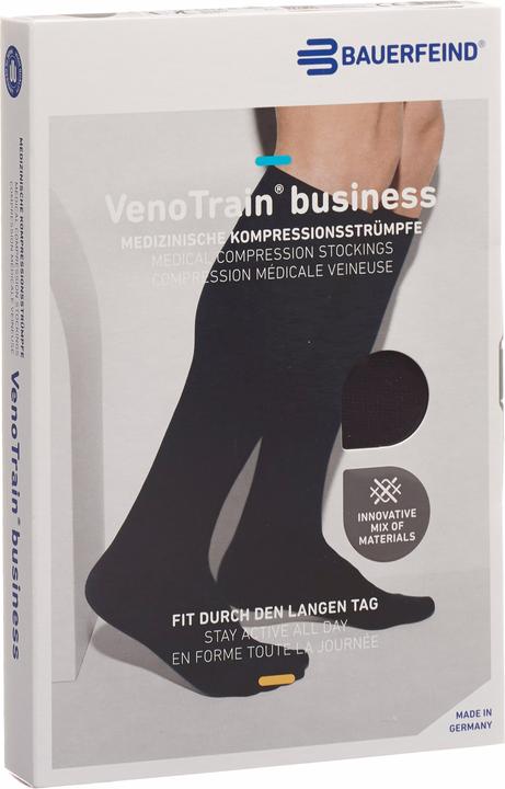 Veno Train BUSINESS foot long AD KKL2 L normal/short geschlossene Fussspitze schwarz (L)