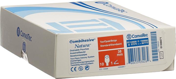 Produktbild ConvaTec Ileo Beutel std opak 38mm (10 Stück, 10000 ml, 152 g)