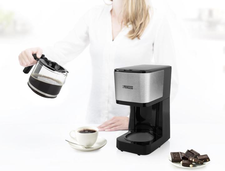 Immagine prodotto Princess Caffettiera con filtro - caraffa di vetro da 0,75 litri (Spina UE)