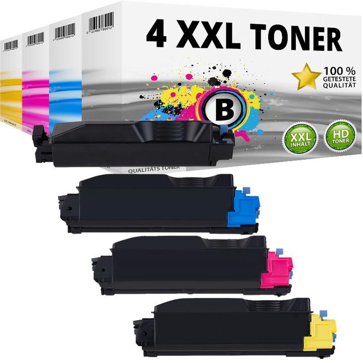 Produktbild Druckfuxx Set 4x XXL TONER PATRONE für Kyocera TK-5290 ECOSYS P7240CDN