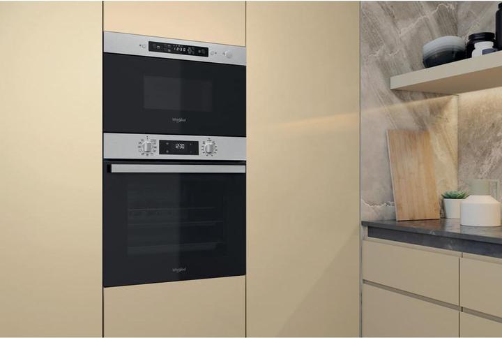 Produktbild Whirlpool MBNA920X Einbau-Mikrowelle mit Grill 22 L 750 W Edelstahl (22 l)