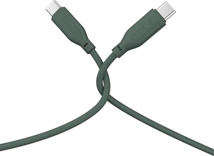 Actual product image 4smarts USB-C / USB-C Silicone Cable High Flex 60W 1.5m petrol (1.50 m, USB 2.0, 20 W)
