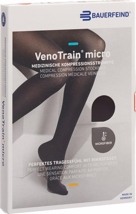 Produktbild Veno Train MICRO A-D KKL2 S normal/long geschlossene Fussspitze schwarz (S)