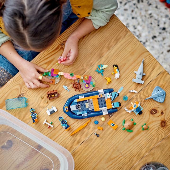 Produktbild LEGO Meeresforscher-Boot (60377, LEGO City)