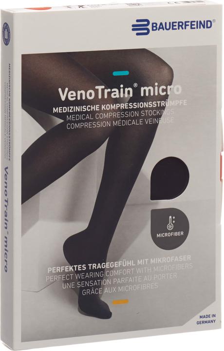 Actual product image Veno Train MICRO A-G KKL2 M plus/short geschlossene Fussspitze schwarz Haftband Spitze normal (M)