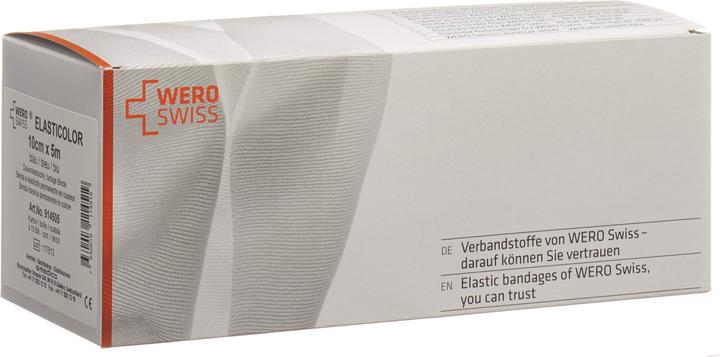 Produktbild Wero Swiss Elasticolor Elastische Binde 5mx10cm blau