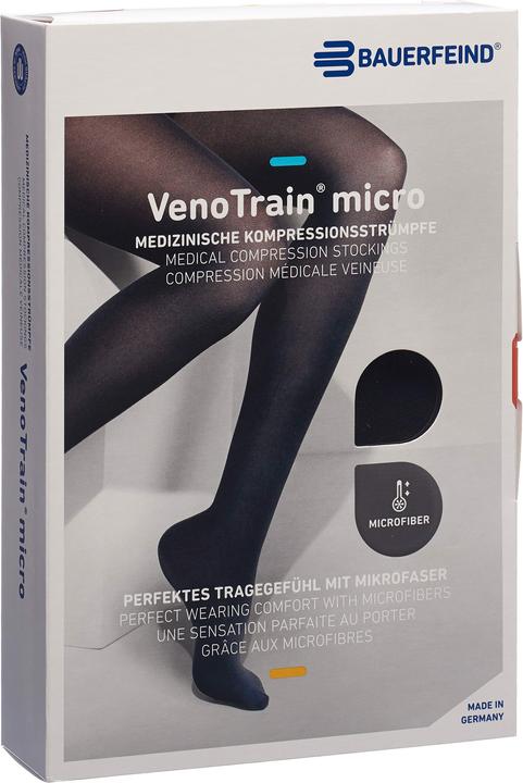 Image du produit Veno Train MICRO A-TU KKL2 S normal/long offene Fussspitze schwarz (S)