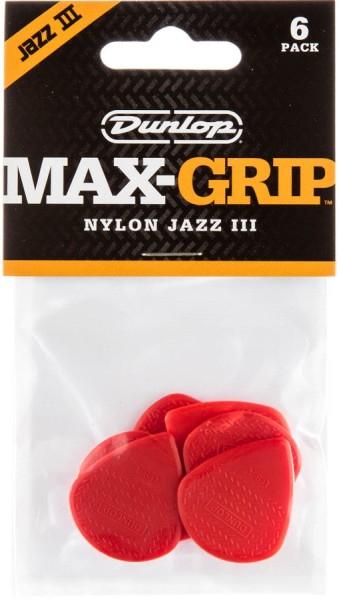 Immagine prodotto Dunlop Max Grip Nylon Jazz III Rosso - 1,38