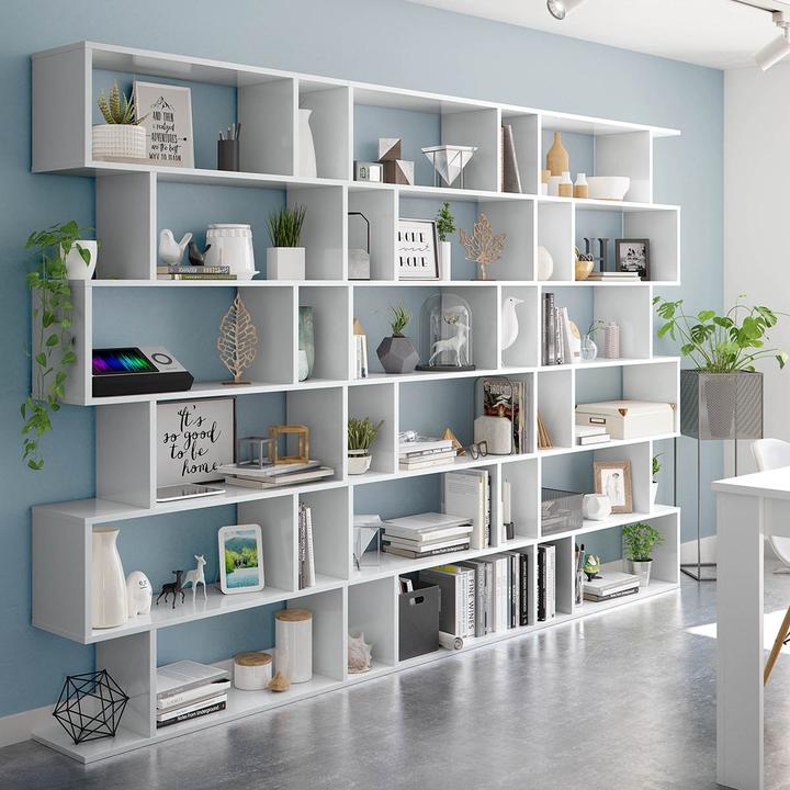Immagine prodotto CaliCosy Libreria con 6 scomparti - A192 cm - Athena (80 x 24 x 192 cm)