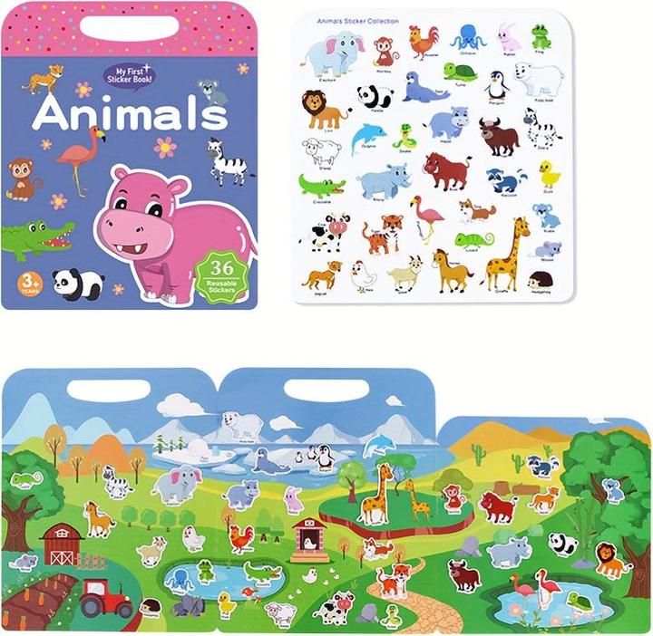 Actual product image Activity Board 1 Stück Wiederverwendbares Stickerbuch für Kinder im Vorschulalter