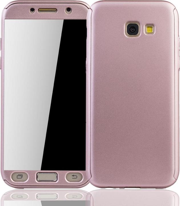 Produktbild König Design Schutz Handy Hülle für Samsung Galaxy A3 (2017) Case Cover Displayschutz Rosa (Samsung Galaxy A3 (2017))