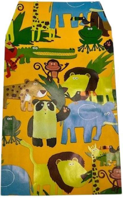 Produktbild TOP Seitenfaltbeutel Dschungel 250 Stück (Geschenktüte, 250 x)