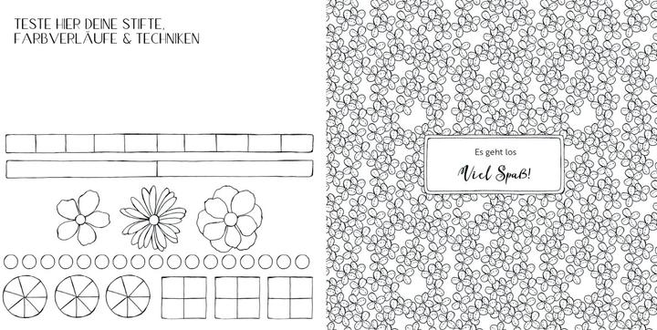 Productafbeelding Ausmalbuch - Florale Motive