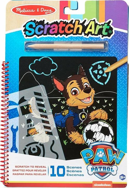 Actual product image Melissa & Doug Scratch art block Chase