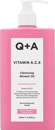 Q+A Vitamin A.C.E Cleansing Shower Oil (250 ml)