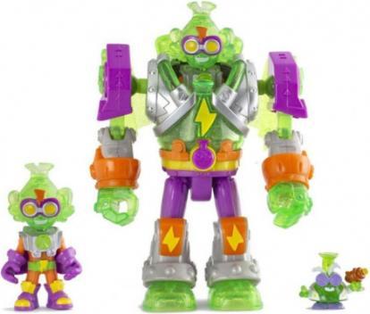 Actual product image Magic Box Giant articulated robot Superbot Mega K with pilot and 1 SuperThing