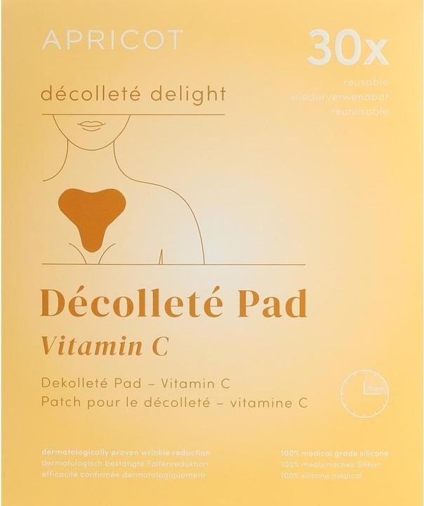 Actual product image Apricot Reusable Decolleté Pad Vitamin C “décolleté delight”