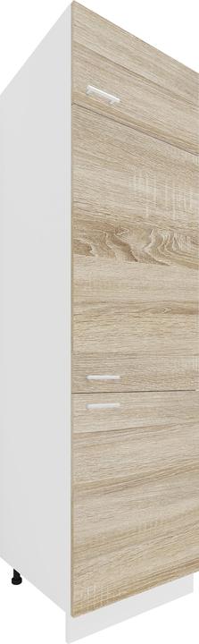 Actual product image VCM Kitchen Cabinet Width 60 cm Tall Cabinet Kitchen Kitchen Furniture Esilo (60 x 57 x 207 cm)